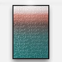 Framed Canvas Wall Art Abstract Texure Canvas Prints Home Artwork Decoration for Living Room,Bedroom - 16x24 inches