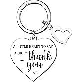 Thank You Gifts for Coworkers Women Men Christmas Appreciation Gifts for Coworkers Friends Birthday Thanksgiving Gift A Little Heart to Say A Big Thank You Keychain