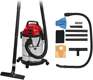 Einhell Nass-Trockensauger TC-VC 1820 S (1250 W, 20 L, Blasanschluss, Zubehörhalterung, inkl. Kombidüse Nass-/Trockensaugen, Fugendüse, Plastikschlauch 1,5m, 3tlg. Plastikrohr, Schaumstofffilter)