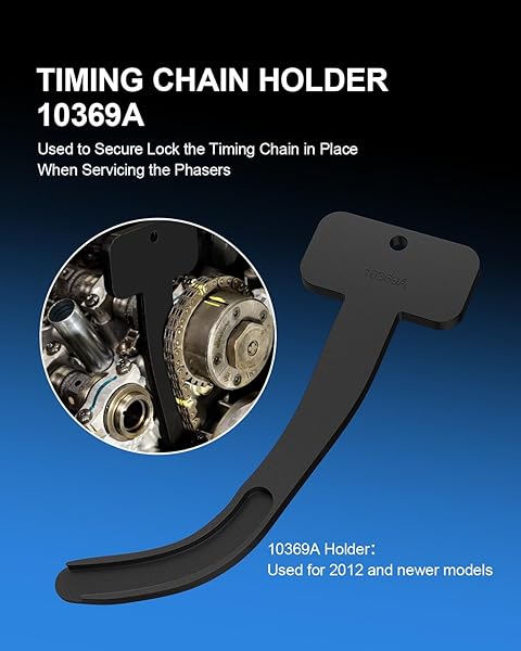 ZOMIYU 3.6 PENTASTAR TIMING TOOL KIT, CAMSHAFT PHASER LOCK SET CAMSHAFT HOLDING & TIMING CHAIN LOCK TOOLS REPLACES 10200A 10202A 10369A COMPATIBLE WITH CHRYSLER DODGE JEEP RAM 3.6L ENGINE (2011-2019)