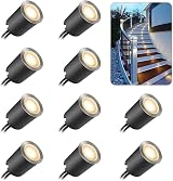 SMY Lighting 10 Pack Deck Lights 12V IP67 Warm White | Ø32mm Protect Shell view 1