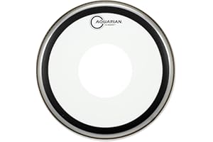 Aquarian HE14 Drumheads Hi-Energy 14-Inch Snare Drum Head, with Dot