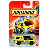 Matchbox Blaze Blaster III Fire Truck, Yellow, Die Cast, 1:64 Scale, Model 53/125