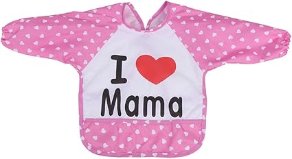 Bavoir A Manches Longue Impermeable A L Eau Blouse Tablier Multicolore Avec Motif Animal Bebe Enfant Fille Garcon Alimentation Peinture Maternelle Manger Protection 1 3 Ans Bebe Love Mama Amazon Fr Cuisine Maison