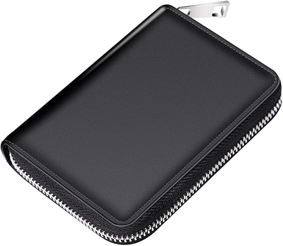 Amazon 皮 本革 小銭入れ 小型 財布 メンズ ファスナー コインケース 防水 鍵 免許証 札入れ カード 仕分け コンパクト 入れ 薄型 柔らかい 黒 1dot2 小銭入れ