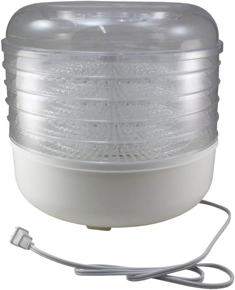 Cooks Club USA 125W Mini Food Dehydrator, White