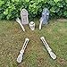 ALLADINBOX Halloween Creepy Graveyard Décor Groundbreaker Realistic Skeleton Bones and Skull(Include Skull, Hands, Legs, arms and feet with Lawn Stakes) for Outdoor Party, Life Size