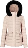 BodiLove Women's Fur Hooded Utility Jacket with