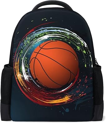 Amazon バララ La Rose 子供 リュック サック 高校生 中学生 小学生 男子 女子 通学 おしゃれ 大容量 防水 軽量 バスケットボール 絵 修学旅行 遠足 登山 アウトドア デイパック La Rose バララ リュックサック