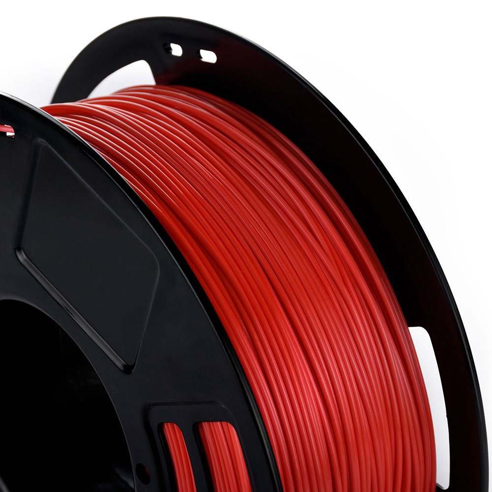 3D PLA Red Printing Filament, 1.75 mm Dimensional Accuracy +/- 0.05 mm, 2.2 LBS Spool