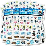 Smurfs Stickers Party Favors Pack -- 296 Stickers Total (16 Sticker Sheets, Smurf Party Supplies)