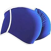 Women High Wasit Booty Shorts Workout Tights Ruched Butt Lift Yoga Legging Pants