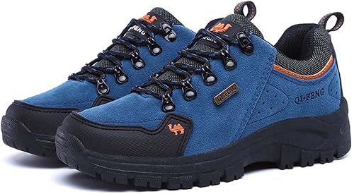 Amazon Big S Land ビッグ エスランド 登山靴 防水 軽量 トレッキングシューズ アウトドアシューズ ハイキング ローカット 男女兼用 滑りにくい スニーカー スノトレ おしゃれ 大きいサイズbsldstra64 24 5 ブルー Big Sland ハイキング トレッキングシューズ