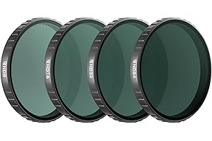 Freewell ND8, ND16, ND32, ND64 Standard Day Filter Set for DJI Osmo Action 6 – Essential for Daylight Filming