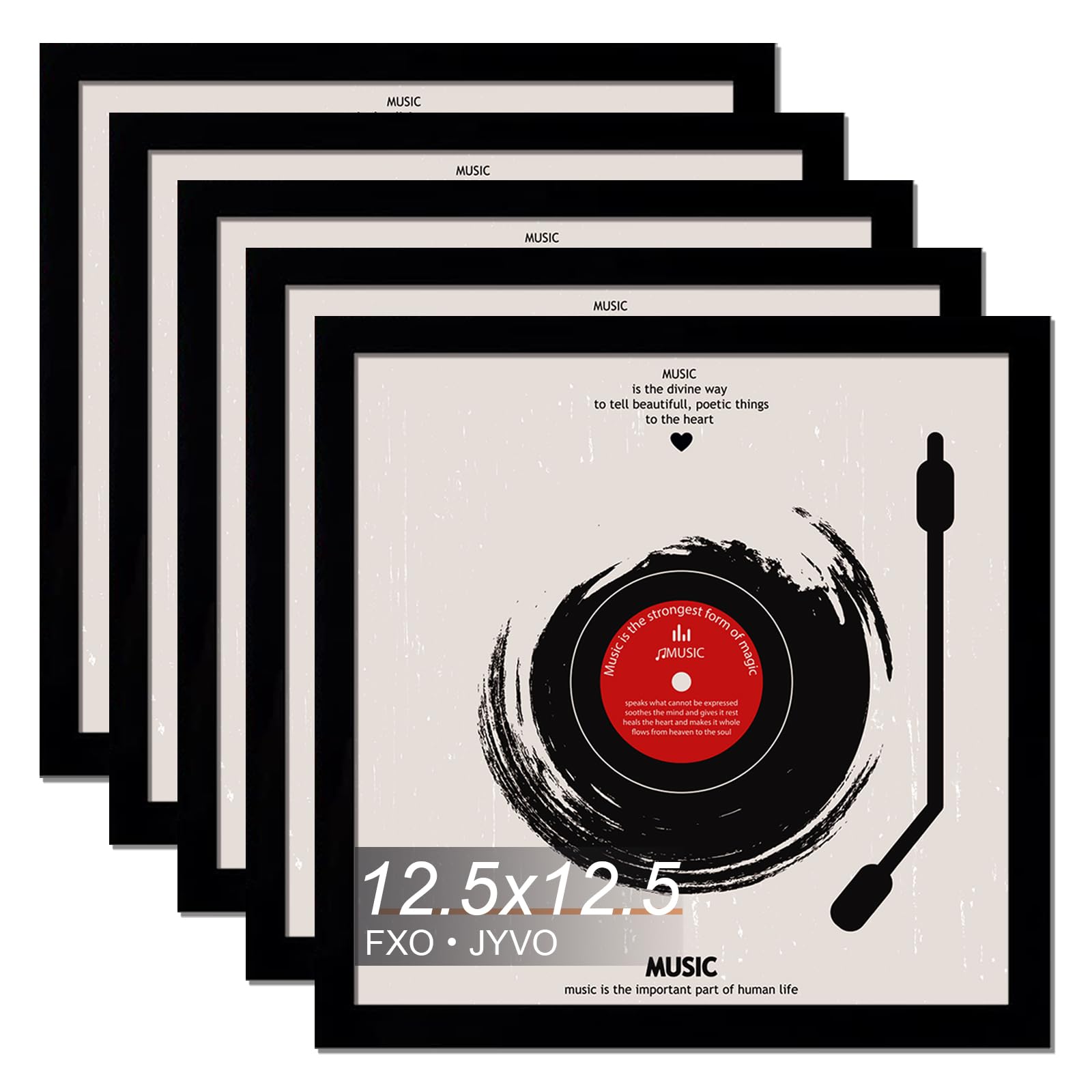 Fxojyvo Vinyl Record Frame for the Wall Display