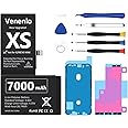Venenio [7000mAh] Battery for iPhone Xs, Upgraded New 0 Cycle Ultra-High Capacity Battery Replacement for iPhone Xs Models A1920, A2097, A2098, A2100 with Professional Repair Tool Kit