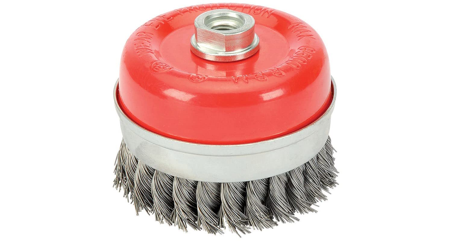 Draper 41449 Twist Knot Wire Cup Brush, 80mm x M14 — image 1