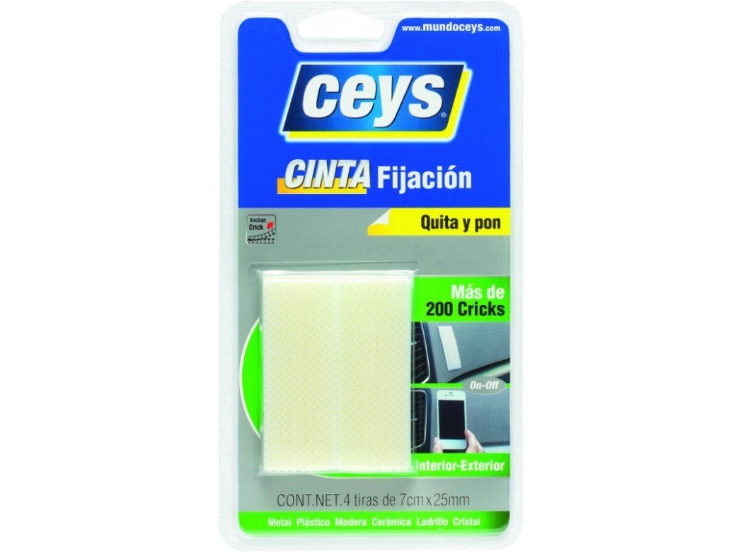 Crick TRANSP 4 Tiras 7CMX25MM