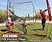PowerNet Pro One Piece Softball & Baseball Net, Portable Baseball Training Equipment, Hitting, Throwing & Pitching Net with Carrying Bag (Black, 8x8 FT)