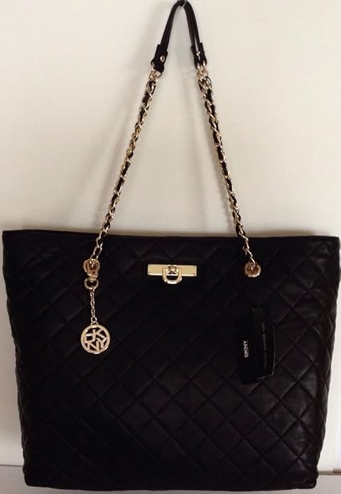 donna karan black tote