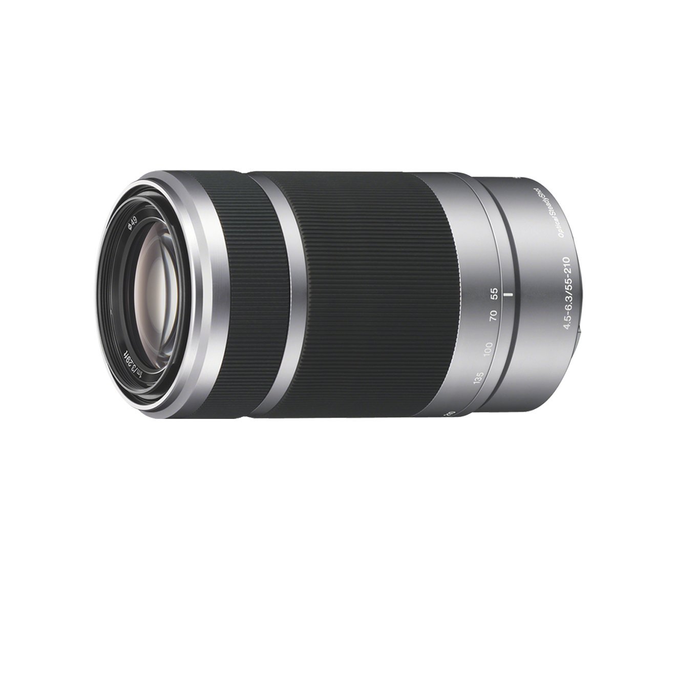 Sony SEL55210 E Mount APS-C 55-210 mm F4.5-6.3 Telephoto Zoom Lens - Silver (Renewed)