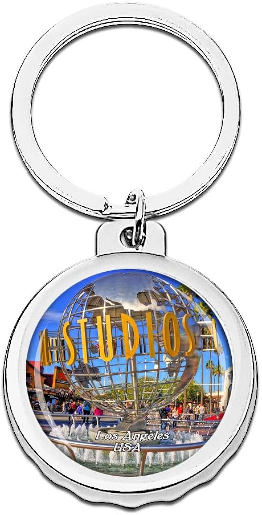 Hqiyaols Keychain USA America Universal Studios Hollywood Los Angeles