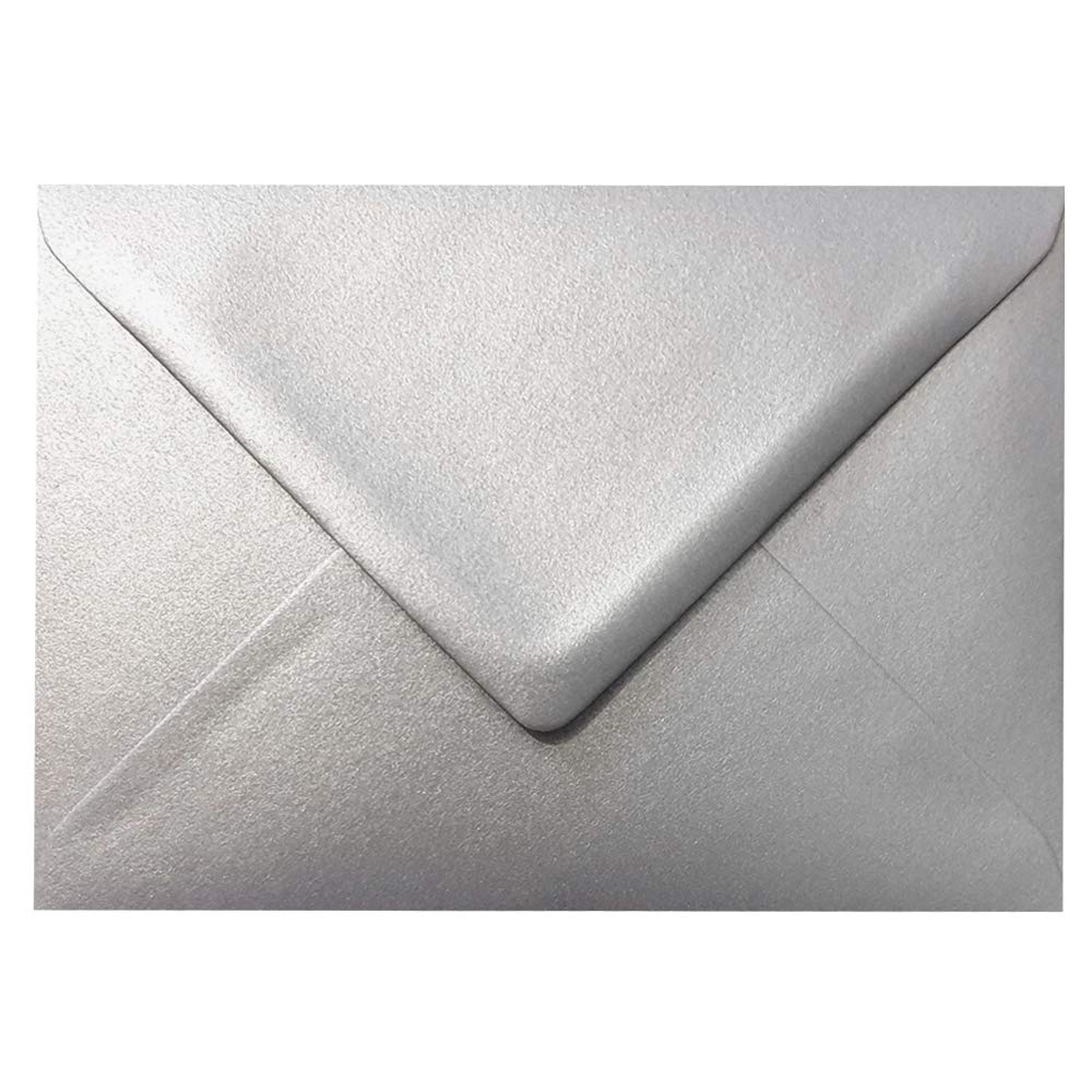Silver Envelopes - Size C6 162mm x 114mm - Pack of 100