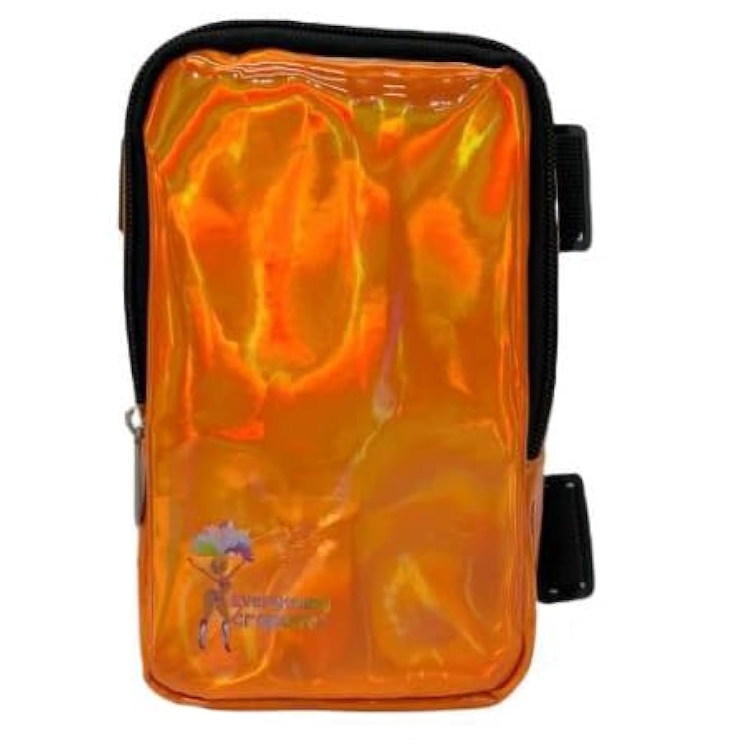Holographic Thigh Bag | Leg Harness for Women | Outdoor Waist Pouch | Carnival Hiking Travel Fanny Pack with Adjustable Straps | Orange