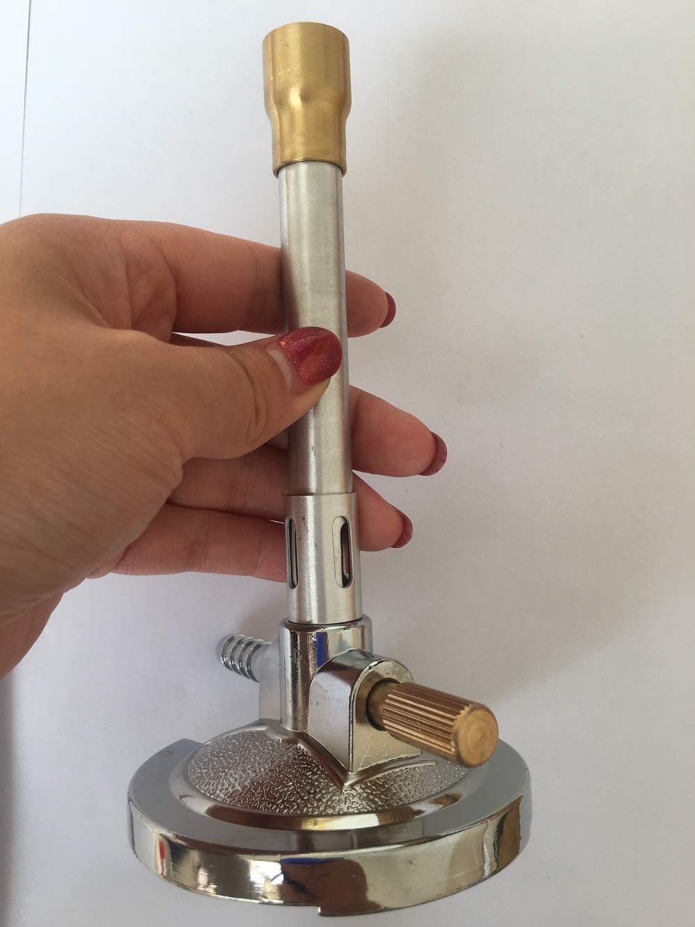 Mua Lab Bunsen Burner, Air & Gas Adjustment with Flame Stabilizer for ...