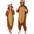 Funziez! Adult Onesie Halloween Costume - Animal and Sea Creature - Plush One Piece Cosplay Suit for Adults, Men and Women