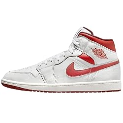 Jordan Big Kid's 1 Mid SE White/Lobster-Dune
