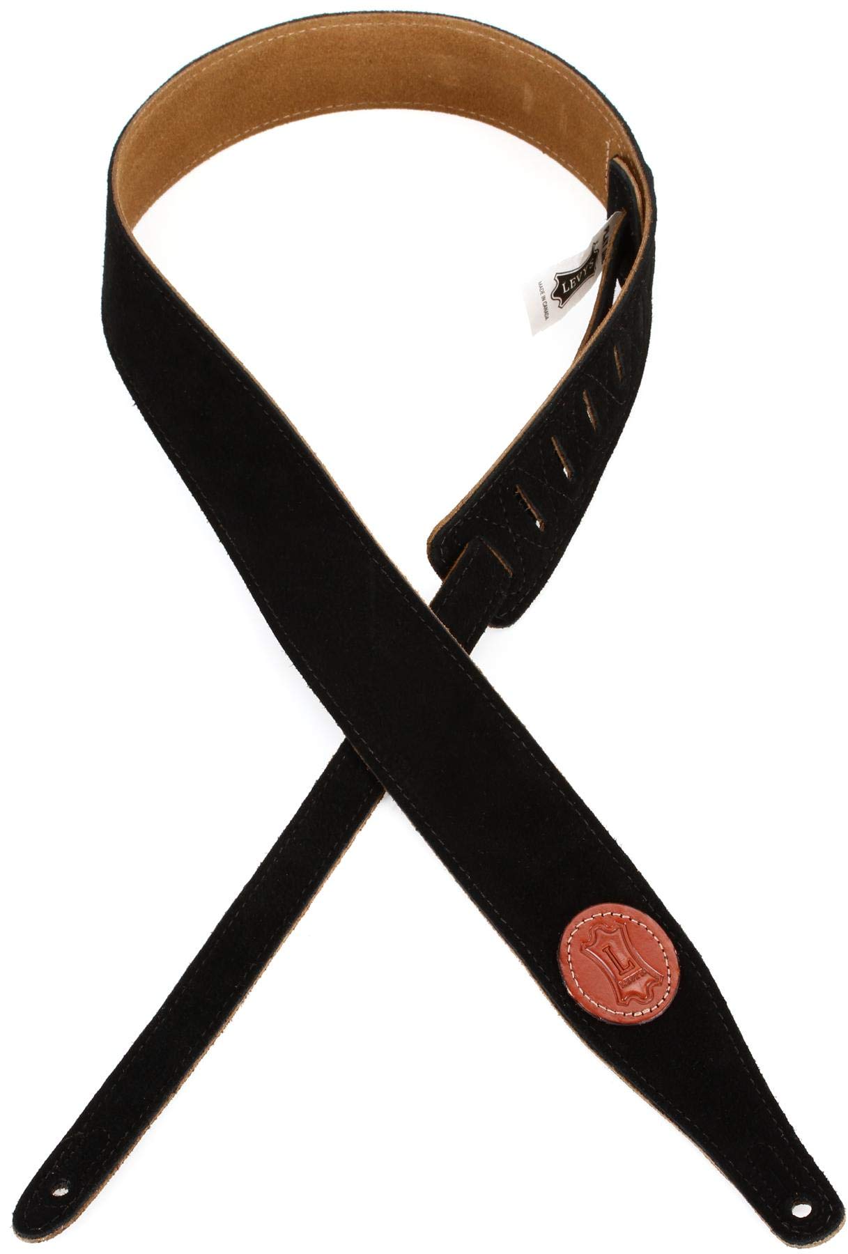 Levy's Leather MS217-BLK Guitar Strap