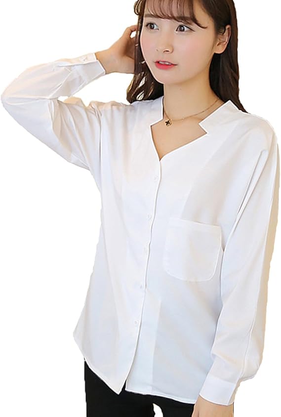 驚くばかりスキッパー シャツ レディース 人気のファッション画像