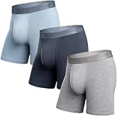 BN3TH Men's Classic Essentials Boxer Briefs, 3-D Pouch, 5.5" Inseam (3pk)