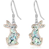 OHAYOO Horseshoe Horse Earrings 925 Sterling Silver Celtic Knot Horseshoe Earrings Horse Jewelry for Women Horse Lover