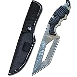 DOOM BLADE 8.07" Fixed Blade Hunting Knife with