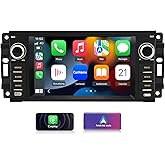 EagleNav Car Stereo [2GB+64GB] for Jeep Wrangler JK Compass Patriot/Chrysler/Dodge RAM Charger, 7 inch Touch Screen Android 1