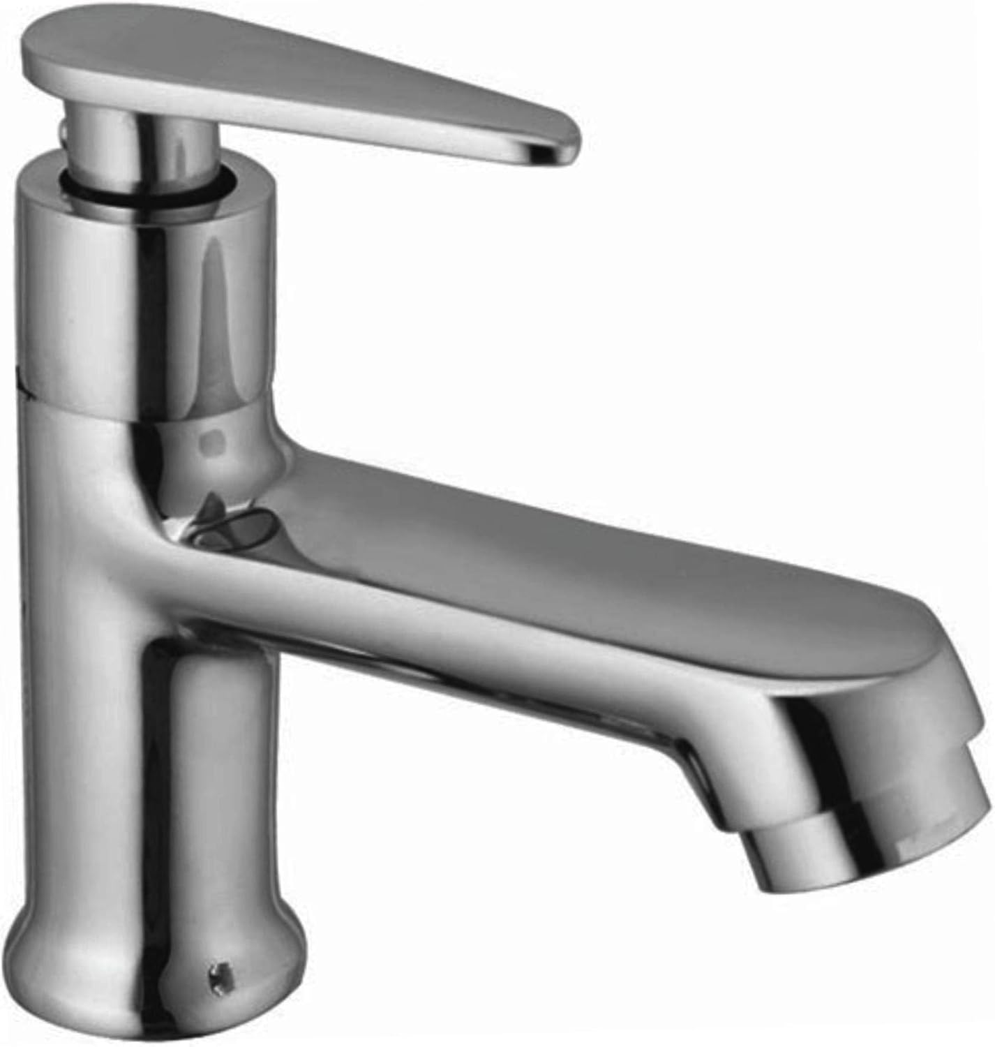Joyway Vista Pillar Cock Wash Basin Tap Brass, Quarter Turn, Foam Flow