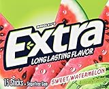 Wrigley's Extra Fruit Sugar Free Gum, Sweet Watermelon, 15 ct
