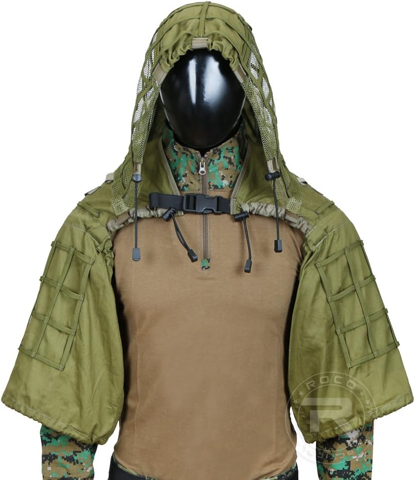 ROCOTACTICAL Tactical Sniper Top Ghillie Base Airsoft Hunting Ghillie Suit Foundation