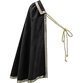 ANINECT Renaissance Tudor Half Shoulder Cape Medieval Cloak Shawl LARP Ren Faire Costume