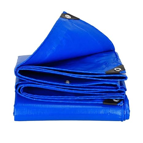 Outdoor-Plane Wasserdichter Kunststoff Polyethylen-Folie Winter Auto Gartenmöbel Outdoor Fahrradständer Abdeckung Hellblau We