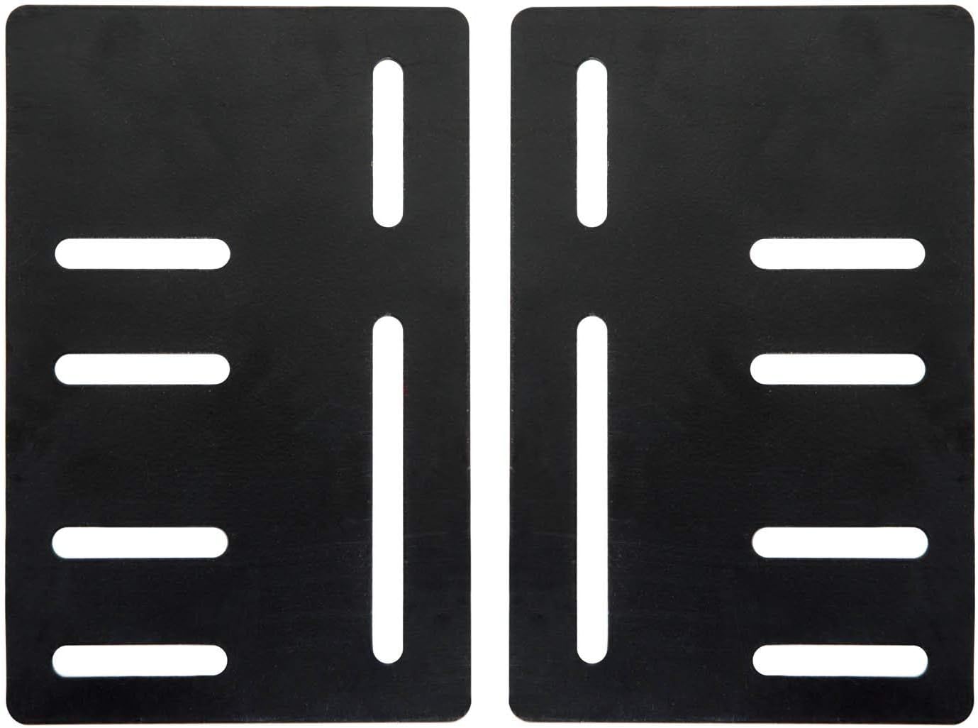 MALOUF Bed Frame Headboard Bracket Modification Plate Vertical Modi, Set of 2, Standard, Black