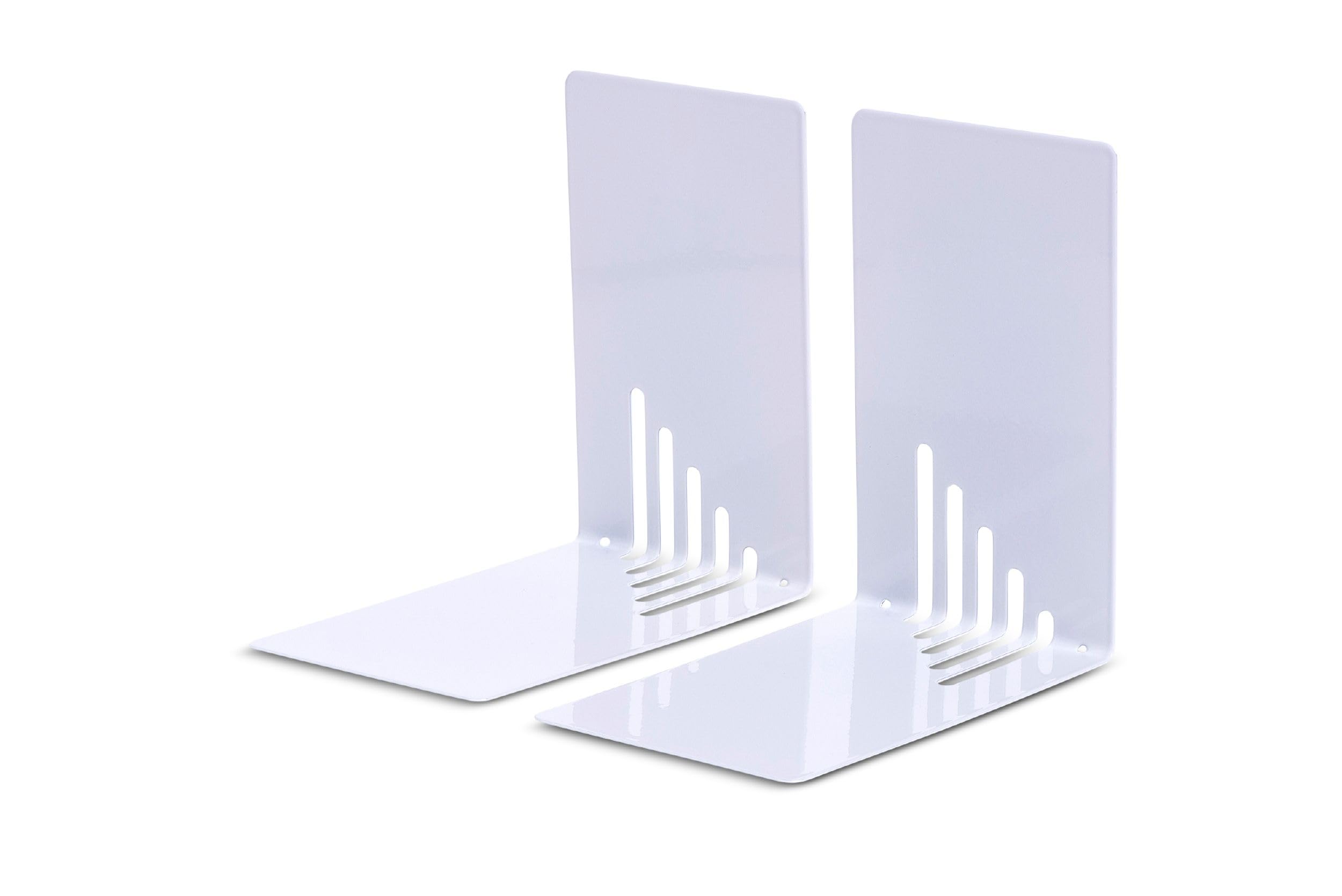 Maul 85 x 140 x 140 mm Narrow Metal Book Ends - Grey