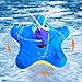 ABIsedrin Baby Bath Toys,Starfish Bath Toys for Toddlers Boys Girls,Electronic Float Rotate Spray Water Toys for Pools and Bathtubs (Blue)