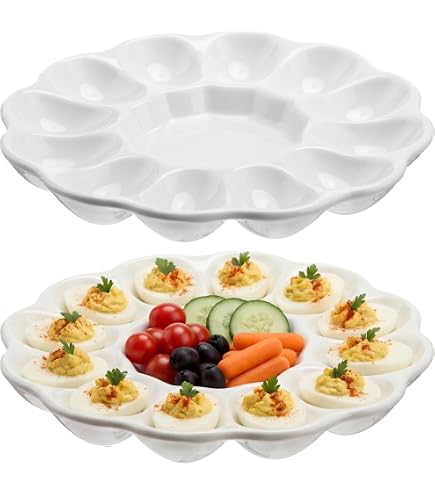 Amazon.com | Royal Albert Old Country Roses Deviled Egg Dish, 11.5