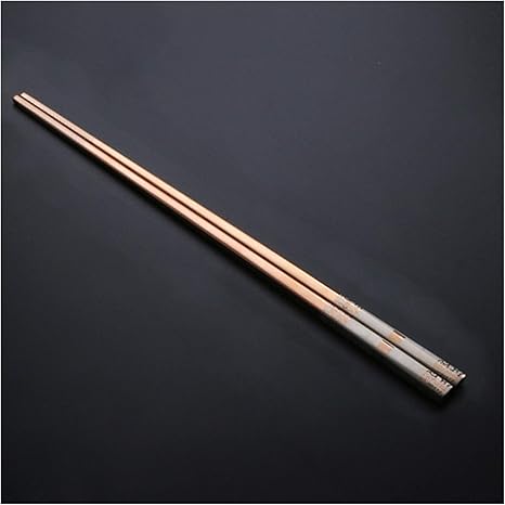 Amazon Nxycxxjs ステンレススチールアンチローリング彫刻韓国中空箸フードスティック食器 かわいい箸 Color T3 箸 オンライン通販