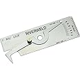 RIVERWELD V-WAC Single Weld Gauge Pit Depth Weld Gage Welding Inspection Thread Gauges Undercuts/Pits to 0.24 Inch by 0.02 Inch Increments