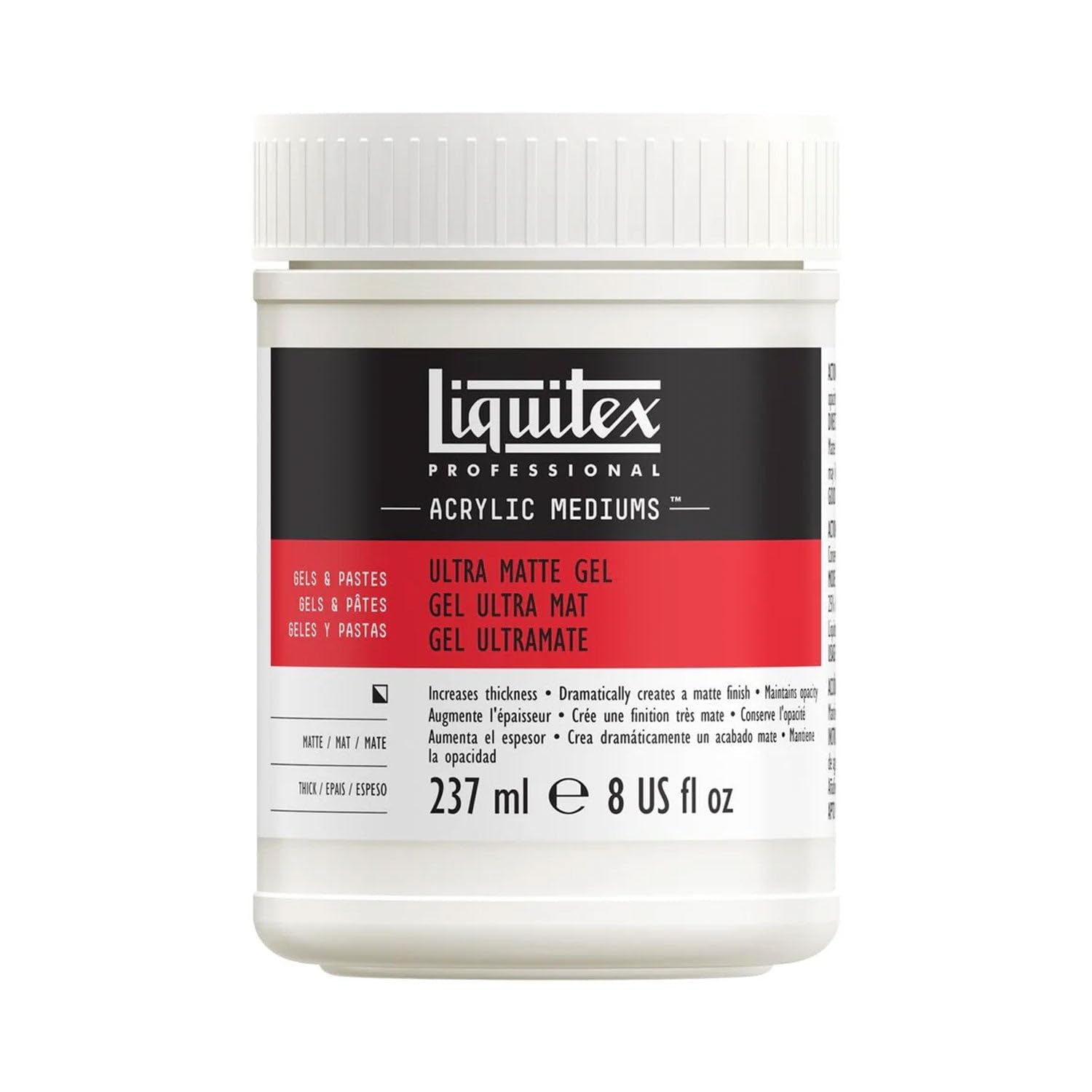 Liquitex Professional Ultra Matte Gel Medium, 237ml (8-oz)