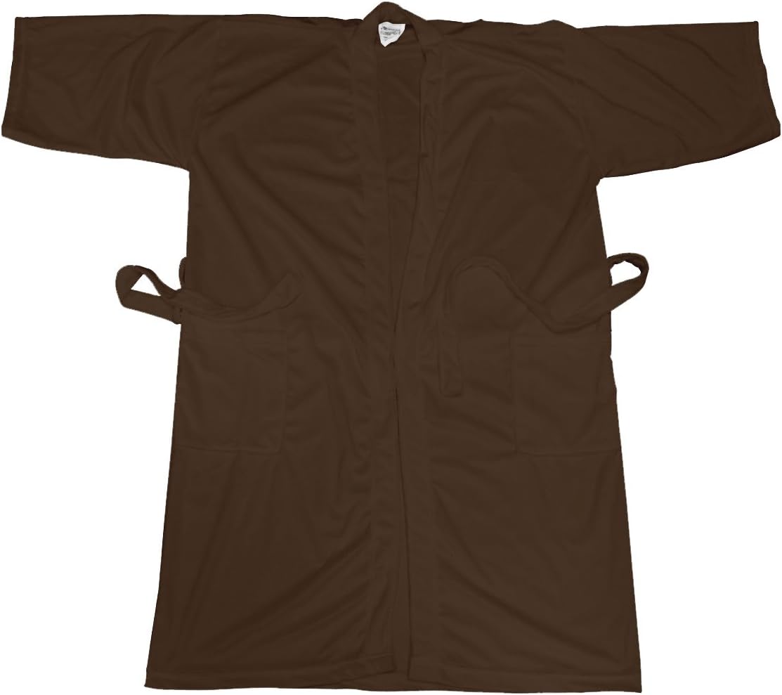 Canyon Rose Cloud 9 Women's Plush Microfiber Full Length Spa Robe, Chocolate Brown, XL